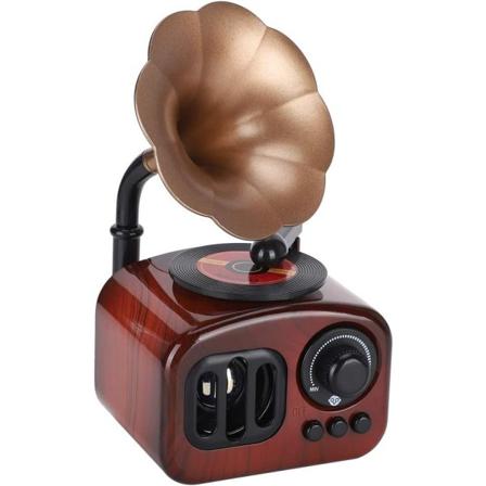 Retrogrammofonin musiikkirasia Miniatyyri fonografimuotoinen musiikkirasia C