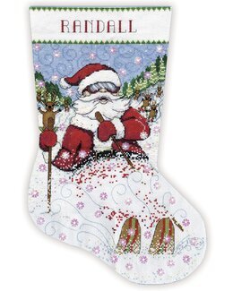 Broderikit Julstrumpa Cool Tomte