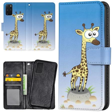 Samsung Galaxy S20 - Lommebok Deksel Tegnet Giraff