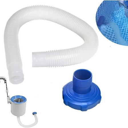 Pool Skimmer Slang och Adapter, 1,5 tum In-Tex 25016 Slangadapter för Ytskimmersatser - 75cm Slang