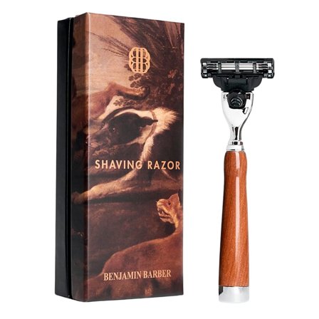 Benjamin Barber Benjamin Barber Classic Shaving Razor Mach3 Wood, Mænd, Barbering, Tilbehør