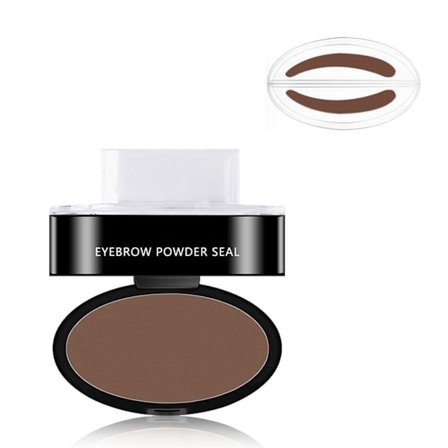 Naturlig Naturlig Ögonbrynspulver Makeup Brow Stamp Palett Delikat Skugga 6#