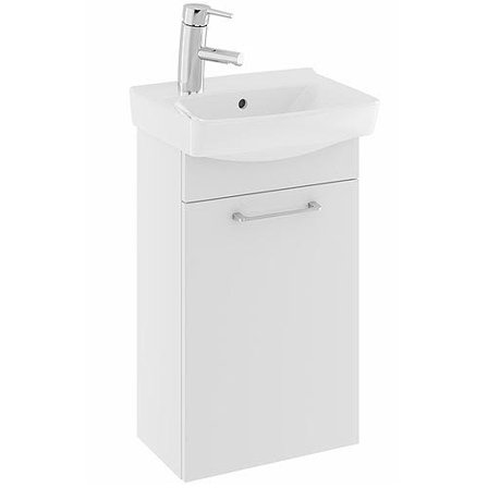 Ifö Spira 500 Møbelpakke med vaskeservant og underskap Kranhull til venstre, Baderom