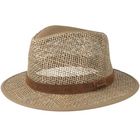 Stetson - Beige straw Hatt - Seagrass Traveller Beige/Brown Straw @ Hatstore
