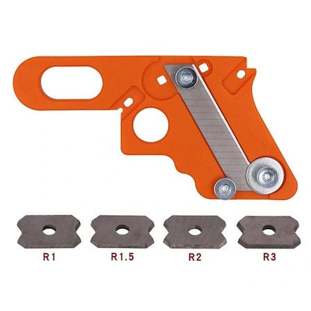 【PP】Manuel kantfræser til træbearbejdning Højkvalitets manuelt trimningsværktøj til træbearbejdning til møbler R1 R1.5 R2 R3