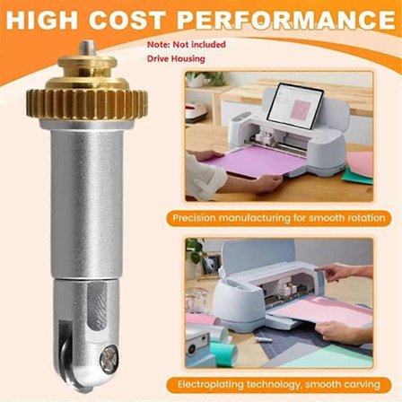 2 st Vågigt Bladspets och Perforeringsbladspets för Cricut Maker 3/Maker QuickSwap Ersättningsblad