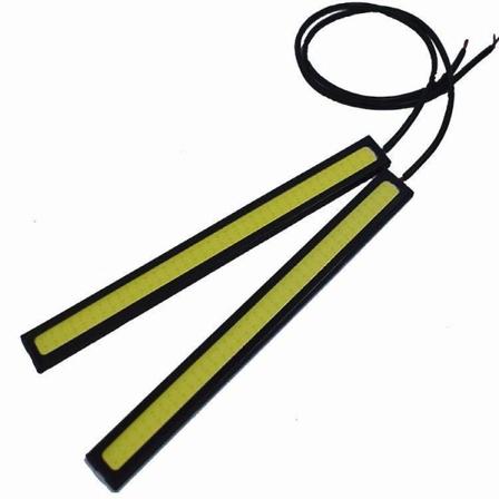 2 stk. 17 cm Bil COB LED Lys DRL Tåge Kørelys Vandafvisende DC12V Kompatibel med Alle Biler