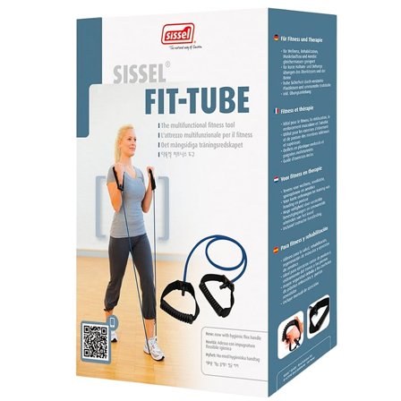Sissel Fit Fit-Tube Træningstubing Blå Meget hård, Sport & Velvære, Fitnessudstyr, Træningselastikker