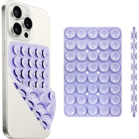 Nyt silikone sugekop telefonetui fastgørelse dobbeltsidet, telefontilbehør håndfri stærkt greb holder til selfies og video