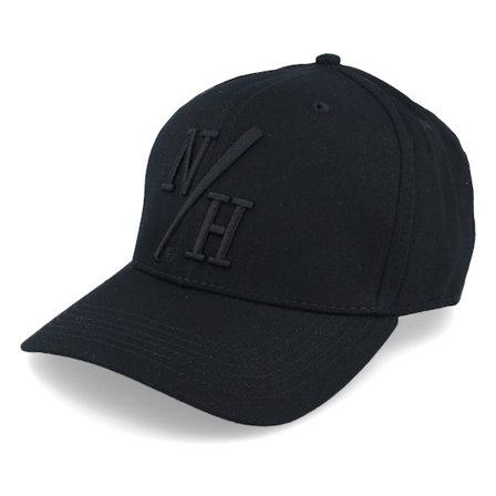 Northern Hooligans - Černá adjustable Kšiltovka - Batter Curved Brim Cap Black/Black Adjustable @ Hatstore