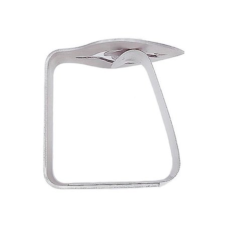 Borddugsklemmer og vægtbøjler sæt, rustfrit stål borddækken klemmer, 4 stk borddugsholdere klemme til udendørs picnic bbq diy fest (4 stk, sølv)