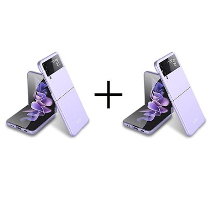 Phone case För Phone case För Samsung Galaxy Z Flip 3 5g Pc Phone case/flerfärgat Matt Phone case 2st