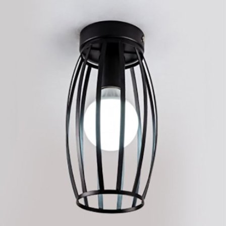 Taklyslampe SVART B B