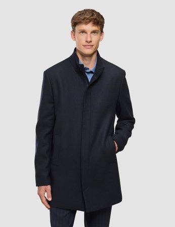 Shaping New Tomorrow - Casentino Wool Coat - Dark Navy - Herre - Størrelse XXL