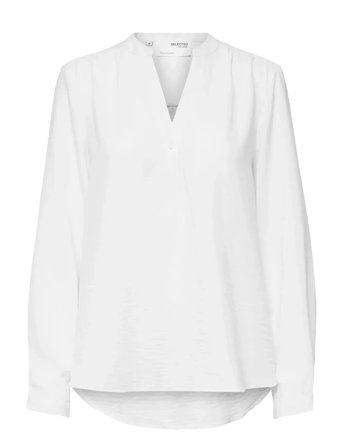 Slfmivia Ls Top B Noos White Selected
