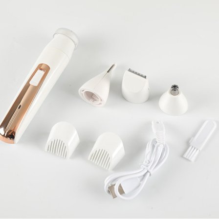 Lady Shaver 4 i 1 Ansiktshårborttagning för kvinnor Smärtfri Flawle