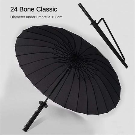 Samurai Paraply Glassfiber Kreativitet Solkriger Anti-UV Paraplyer (for Store Utendørs Paraplyer A05