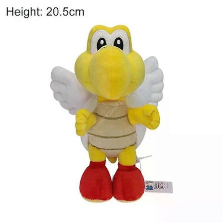 AGame Mario Plyschdocka Söt Mario Luigi Princess Peach Daisy Rosalina Elefant Bowser Bowser Jr Vivian Ninji Gosedjur