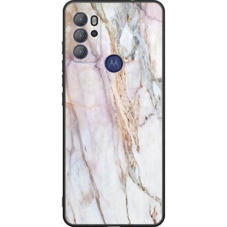 Motorola Moto G60s Svart Skal Marmor