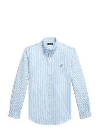 Polo Ralph Lauren | Custom Fit Striped Stretch Poplin Shirt | XL