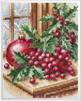 Broderipakke Bilde God jul! - Collection D'Art