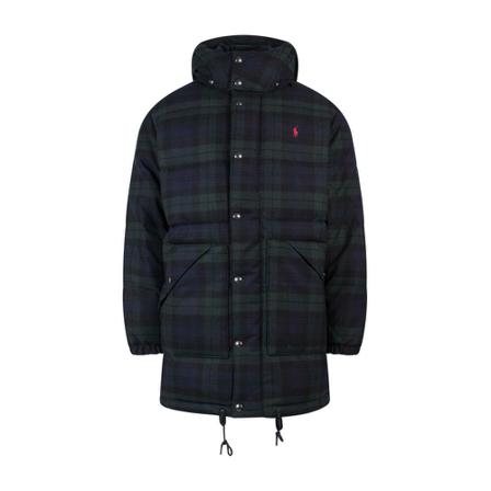Polo Ralph Lauren, Down Coats Blauw, Heren, Maat:S