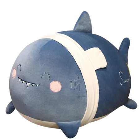 [CA] Haj Plysjleketøy Fylt Dyr Hai Plysj Myk Krammepute, Plysjleketøy Jule Thanksgiving Day Gaver Til Gutter Jenter Voksne (FMY)