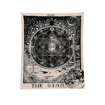 Hjemmedekor Myte Divinasjon Tarot Veggteppe Stoff