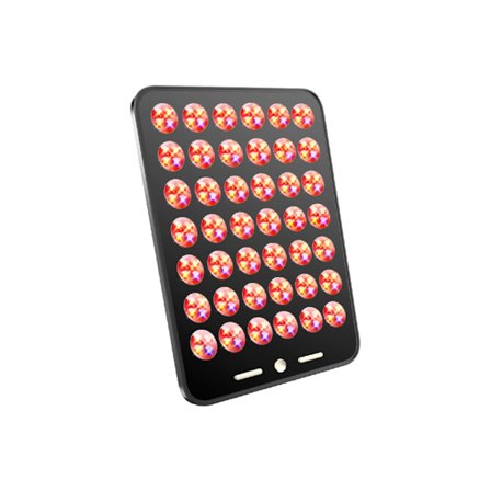 Home LED ansigtsforyngelsesapparat - 120-LED fotonterapi maske med multi-bølgelængder (630nm, 460nm, 590nm, 605nm, 850nm), USB-C drevet