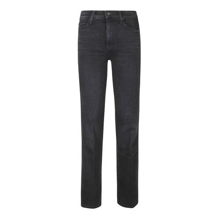 Mother, Slim-fit Jeans Zwart, Dames, Maat:W26