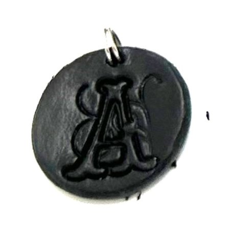 Handmade pendant from swedish quality leather