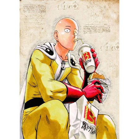 A3 Print - One Punch Man - Drink