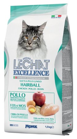 Lechat Excellence Hairball Cibo Secco Pollo Per Gatti Adulti