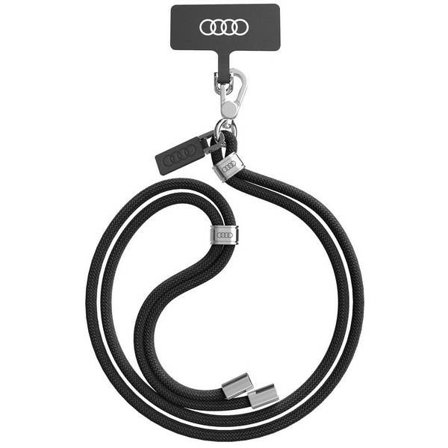 Audi Crossbody Universal bånd 120 cm x 10 mm - svart