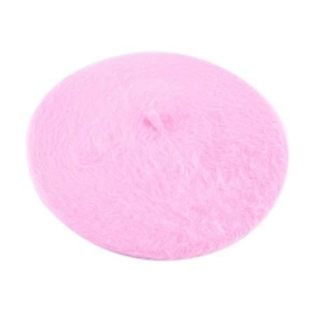 Plysj Beret Hat Høst Vinter Lue ROSA Pink