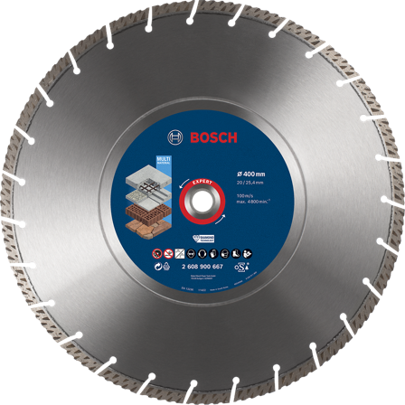 Bosch Expert Multimaterial Diamantkapskiva Ø 400 mm, Maskintillbehör & förbrukning
