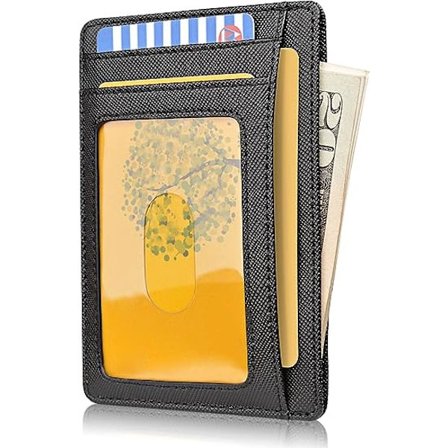 Minimalistisk framsida Money Bag Herr Läderplånböcker för kvinnor (1 förpackning)