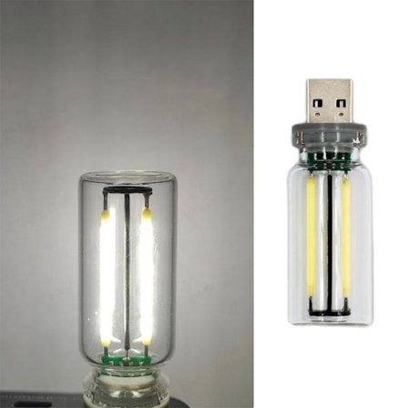 Touch Control LED Nattlampa - Mini USB-lampa med Flerfärgade Stämningsljus, Atmosfärsljus för Bil, Dimbar