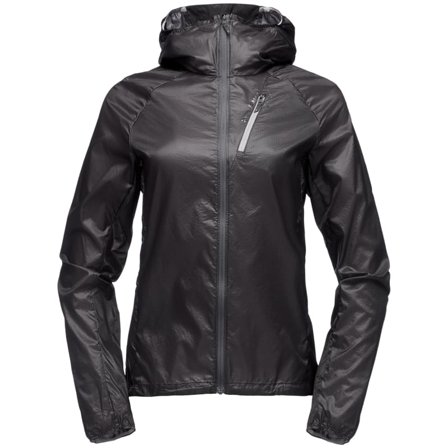 Black Diamond Women's Distance Wind Shell Women unlined jacket Black L