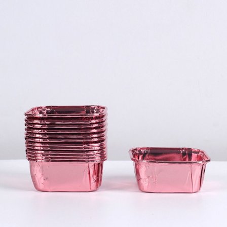 50 st aluminiumfolie plåtbägare Dessertkoppar J J