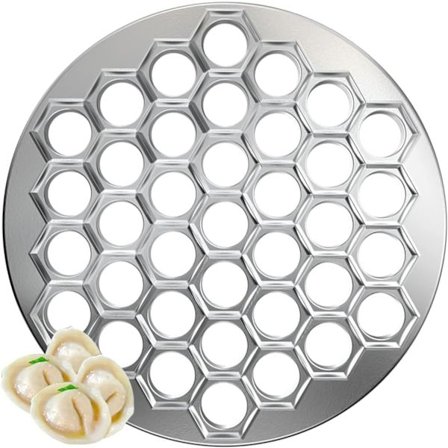 37 Hål Pelmeni Maker, Dumplingform, Maker Pelmeniza Pelmenimaskin, Raviolimaskin, Mantimaskin, tortellini, formare mantimaskin, mantiform