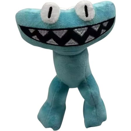 Friends Chapter 2, Rainbow Friends Yellow Plysch, Rainbow Friends Cyan Plyschleksak, Nattplyschleksak (Cyan)