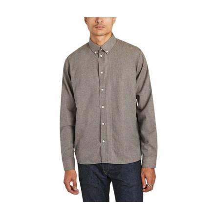 Les Deux, Casual Shirts Grijs, Heren, Maat:M