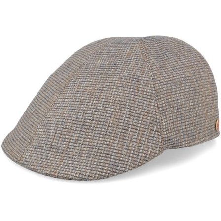 Mayser - Beige flatcap Keps - Sidney Dundee Taupe Flat Cap @ Hatstore