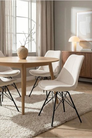 Homeroom Collection - Ada 2-pack spisestol - Beige - Stoler - Fra Homeroom