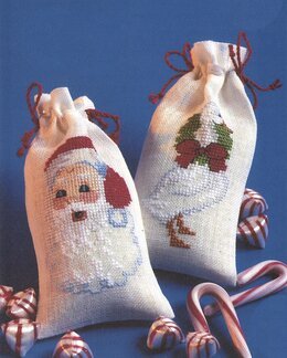 Weihnachtstüten Weihnachtsmann und Gans 2-er Pack