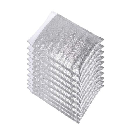 10 kpl uudelleenkäytettäviä eristyspusseja alumiinifolioruokapusseja eristyspakkaus ruoan säilytykseen