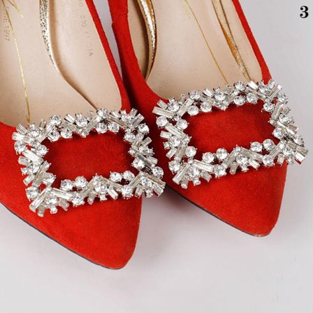 Mordely 1 par Shoe Clips Charm Spänne