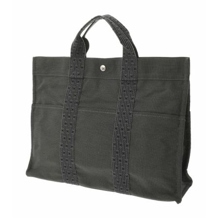 Hermès Vintage, Pre-owned Toto Bag Grijs, Dames, Maat:ONE Size,Canvas