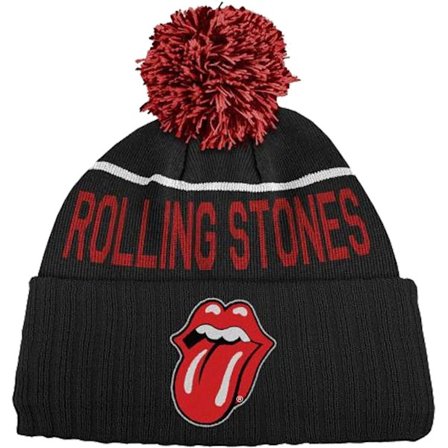 The Rolling Stones Unisex Vuxen Tunga Bobble Mössa En Storlek B